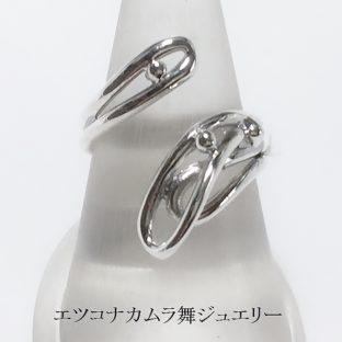 軽やかに気楽に出来るシルバーフリーサイズリングFR72
