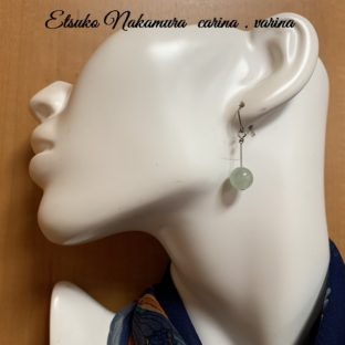 ひすいロングピアス