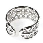 シルバーフリーサイズリング寝かせた状態