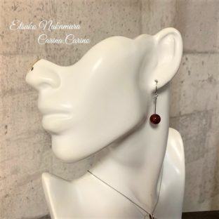 カーネリアンロングピアス・イヤリング