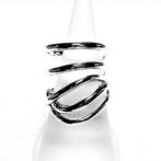 シルバーフリーサイズリング正面画像