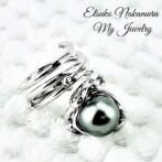 シルバーFPR57南洋バロックパールフリーサイズリング