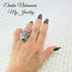 シルバーFPR57南洋バロックパールフリーサイズリング