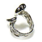 シルバーフリーサイズリング寝かせた状態