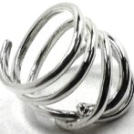 シルバーフリーサイズリング寝かせた状態