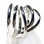 シルバーフリーサイズリング立たせた状態