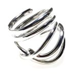 シルバーフリーサイズリング寝かせた状態