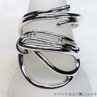新鮮さお求めの方向きシルバーフリーサイズリングFR59