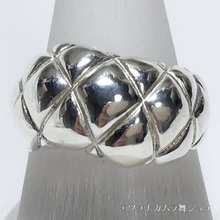 ポコポコしてカーブ　シルバーデザインリング JE21