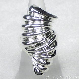 イタリアンタイプの　シルバーデザインリングR27