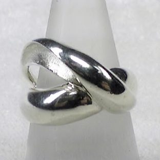 軽やかな造形美シルバーデザインリングR33