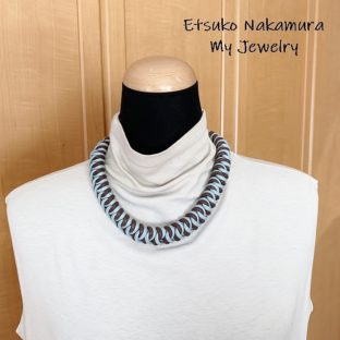 綿100%ロー引きロープ古典的な雅やかなマクラメ編みネック＆チョーカー