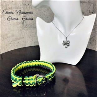 パラコード中、小型犬用首輪 No.10