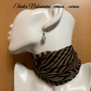 ひすい&ペリドット2ピースのピアス・イヤリング