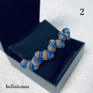 マクラメ編み犬猫首輪キット説明書付きNo2(小型犬向き)