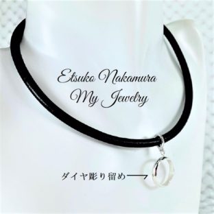 シルバーヘッド ダイヤ入り鏡面 細タイプNo2-#5