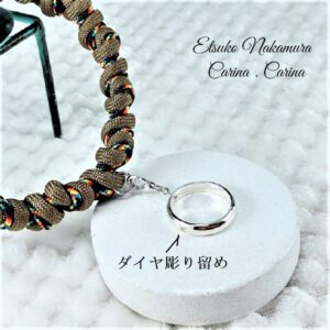 シルバー迷子札ダイヤ入り鏡面 細タイプNo.2-4 | エツコナカムラ・アクセサリーブランド|舞ジュエリー 変動が激しい現代、パールからダイヤに?