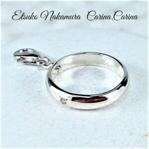 シルバー迷子札ダイヤ入り鏡面 細タイプNo.2-6 | エツコナカムラ・アクセサリーブランド|舞ジュエリー 変動が激しい現代、パールからダイヤに?