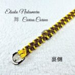 [公式]パラコードマクラメ編みNo37　中、小型犬首輪