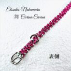 [公式]パラコードマクラメ編みNo38 大、中型犬首輪