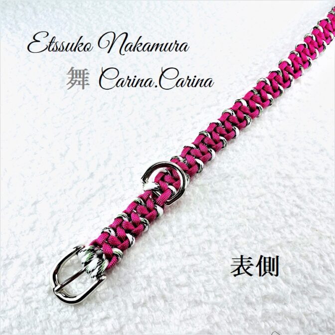 [公式]パラコードマクラメ編みNo38 大、中型犬首輪