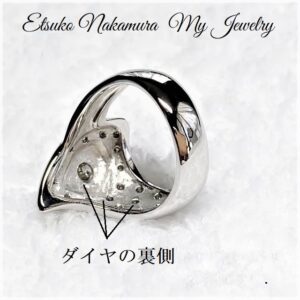 [ダイヤがキラッとしないのはなぜ？] ダイヤの洗浄どうしたら？