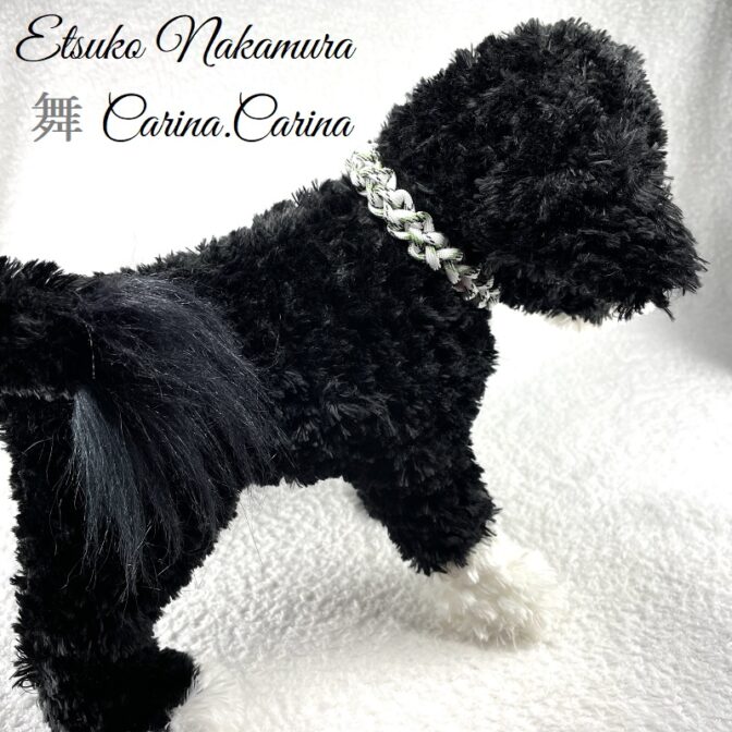 [公式]パラコードマクラメ編みNo50 1本結び犬猫首輪