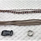 マクラメ編み犬猫首輪キット＃3No1（小型犬向き）