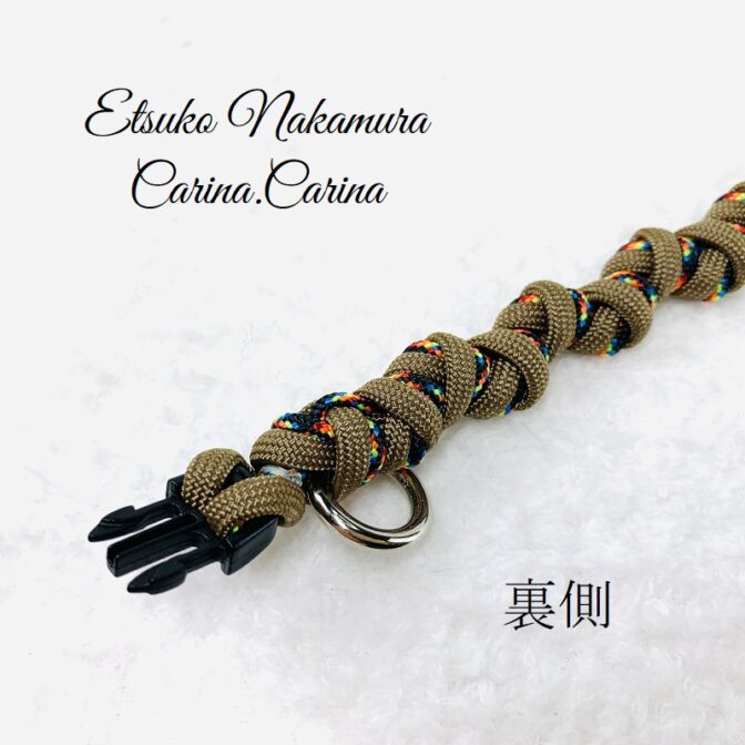 マクラメ編み犬猫首輪キット＃3No1（小型犬向き）