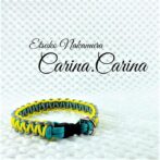 [公式]パラコードNo79マクラメ編み小型犬用首輪