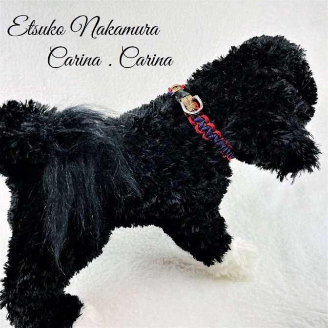 パラコードマクラメ編みNo18　小型犬首輪平結びのキット