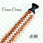 [公式]パラコード＃58No83マクラメ編みローズとまだら色大、中型犬用首輪