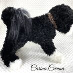 [公式]パラコード＃69No94マクラメ編み焦げ茶と赤まだらの犬用首輪