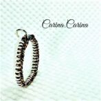 [公式]パラコード＃78No103マクラメ編み白と赤黒まだらの犬猫用首輪