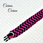 [公式]パラコード#89No115マクラメ編みローズとブラックの大、中型犬用首輪