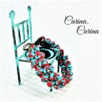 [公式]パラコード#91No117マクラメ編み茶とターコイズレッドの大、中、小型犬用首