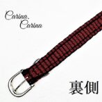 「公式]パラコード#107No137マクラメ編み赤と黒のダイヤ柄と黒の大、中型犬用首輪