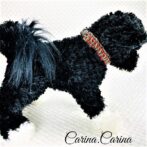 [キット]パラコード＃64No897マクラメ編み赤とまだらと茶色中、小型犬用首輪