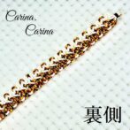 [公式]パラコード＃99No128マクラメ編み白とオレンジまだらの首輪