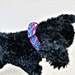 [公式]パラコードマクラメ編み＃135No165ピンク・グレー・紫・茶の小型犬首輪