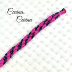 [キット]パラコード＃80No105マクラメ編みローズとまだらの犬猫首輪