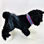 [公式]パラコードでマクラメ編み#153 紫・ブルー・ピンク・グレーの小型犬用首輪作り方No183