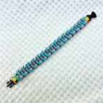 [公式]パラコードでマクラメ編み#154 紫平結びカラフル＆キュートシリーズの小型犬用首輪作り方No184