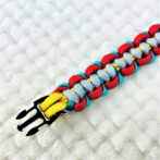 [公式]パラコードでマクラメ編み#154 紫平結びカラフル＆キュートシリーズの小型犬用首輪作り方No184