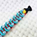 [公式]パラコードでマクラメ編み#154 紫平結びカラフル＆キュートシリーズの小型犬用首輪作り方No184