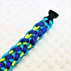 [公式]パラコードでマクラメ編み#156 平結びシリーズカラフル＆キュートNo3の小型犬用首輪No186