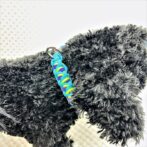 [公式]パラコードでマクラメ編み#156 平結びシリーズカラフル＆キュートNo3の小型犬用首輪No186