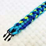 [公式]パラコードでマクラメ編み#156 平結びシリーズカラフル＆キュートNo3の小型犬用首輪No186