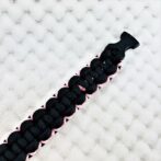 [公式]パラコードでマクラメ編み#157平結びシリーズカラフル＆キュートNo5の小型犬用首輪No187