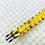 [公式]パラコードでマクラメ編み#159平結びシリーズカラフル＆キュートNo7の小型犬用首輪No189